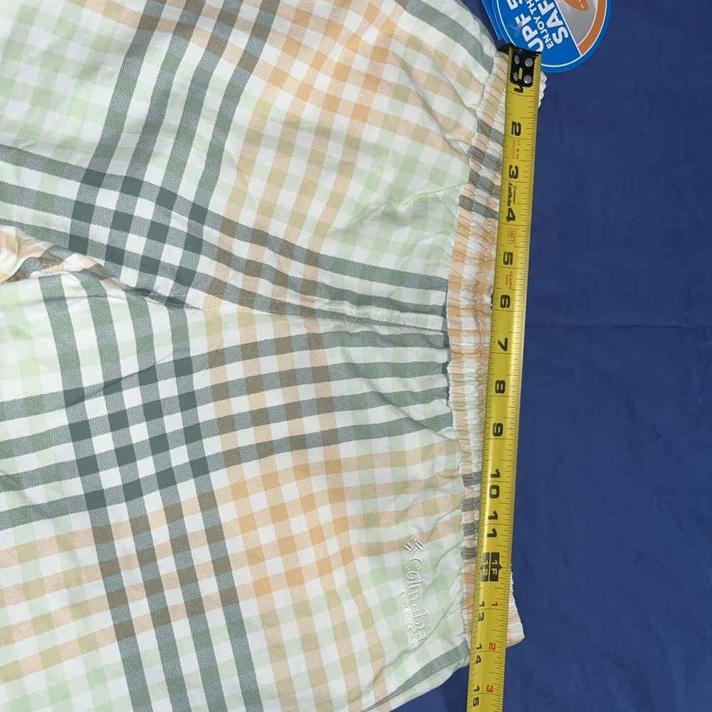 Columbia PFG Boy's Super Backcast Swim Shorts Large 14/16 Youth Green Beach NWT